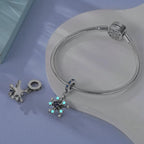 Glow in the Dark Luminous Snowflake Dangle Charm