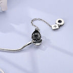 Heart & Cross Charm Bracelet with Bible Safety Chain