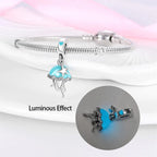 Jellyfish Luminous Glow in the Dark Dangle Charm