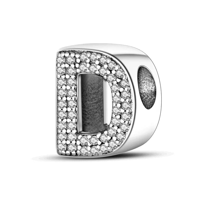 Sparkling Letter A~Z Alphabet Charm