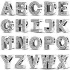 Sparkling Letter A~Z Alphabet Charm