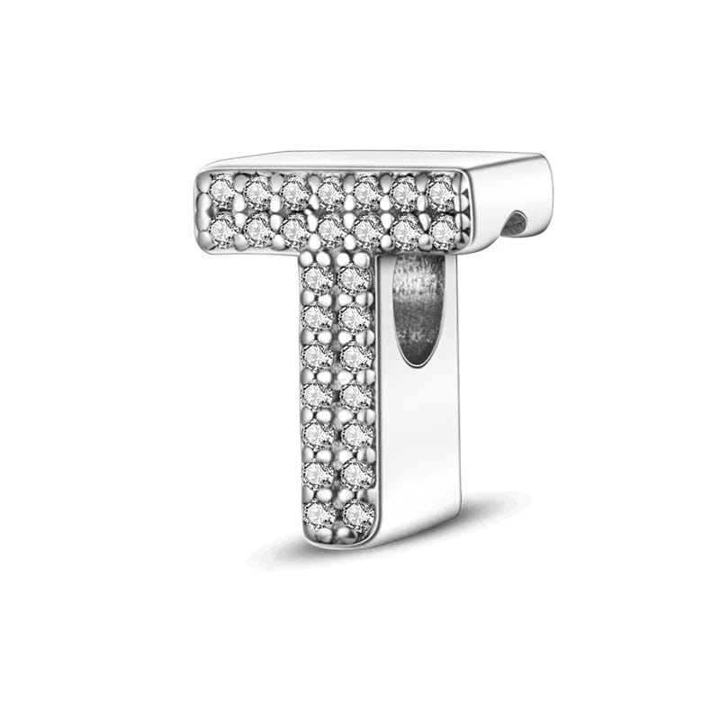 Sparkling Letter A~Z Alphabet Charm