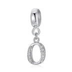 Elegant Cursive Letter A~Z Alphabet Charm