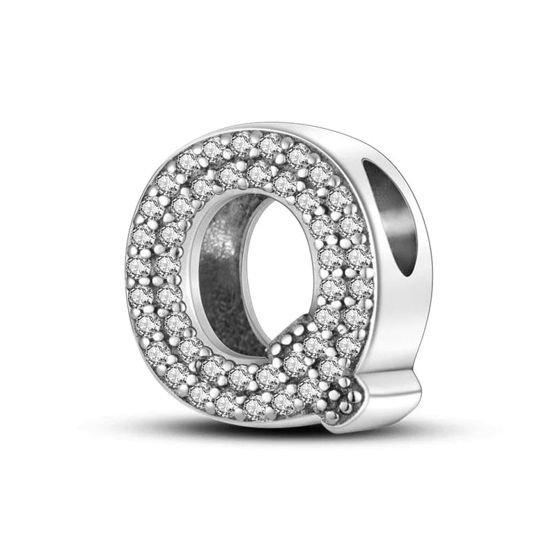 Sparkling Letter A~Z Alphabet Charm