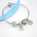 Sparkling Birthstone Heart Charms